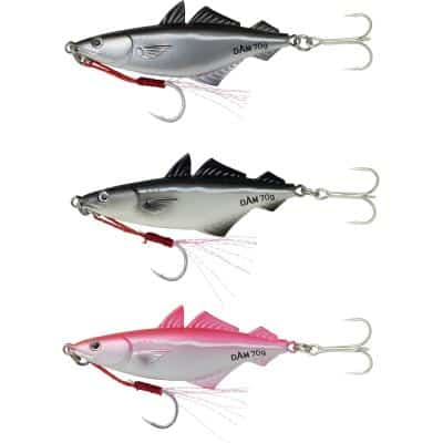 DAM Salt-X Coalfish Casting Jig 7cm 30G Coalfish Uv Nl