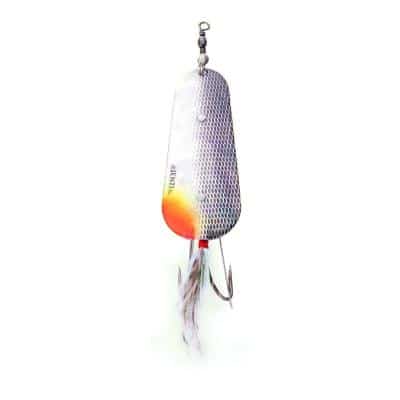 JENZI Phantom-F Kraut-Blinker Farbe Grau/Silb. 32 g