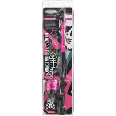 FLADEN Combo Tele spincast combo line spinner 165cm pink