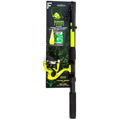 FLADEN Combo Junior tele 180cm keyring & training weight green