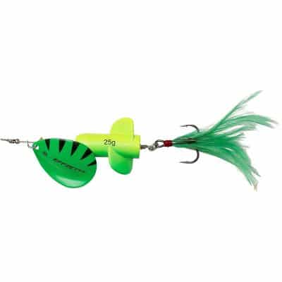 EFFZETT Rattlin' Spinner #6 13cm 25G Fluo Yellow/Green