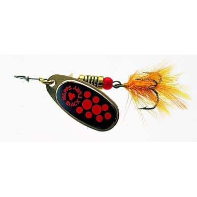 Mepps Black Fury mit Fliege kupfer Gr.2