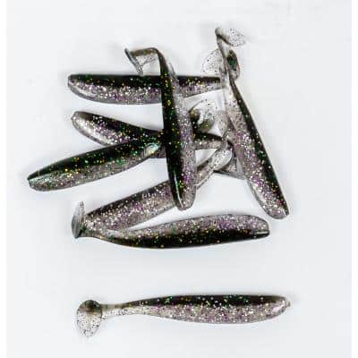 Lion Sports Onyx Curly T Tail Gummifisch 68 mm 2 g schwarz