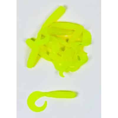 Lion Sports Onyx Curly Tail Soft Wurm 65 mm 3 g gelb