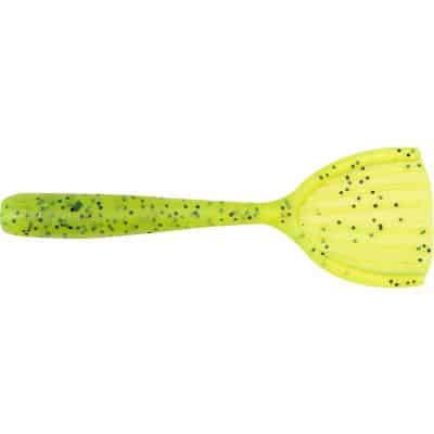 Fox Rage Creature Shovel Shad 9cm/2.75" Chartreuse Uv X 6Pcs