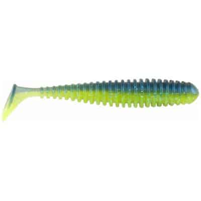 Berkley PowerBait Power Swimmer 4.3in Electric Blue Chartreuse