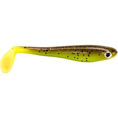 Berkley PowerBait Hollow Belly Brown Chartreuse 10 cm 4Stk.