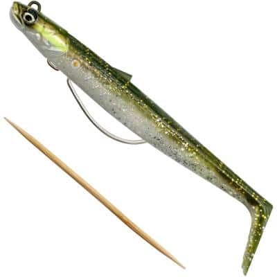 Savage Gear Sandeel V2 Wl 11.5Cm 22G Sinking Green Silver 2+1