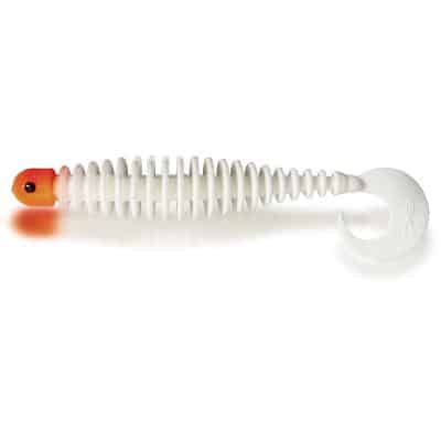 Black Cat 24g 17cm Curly Worm red head sinkend