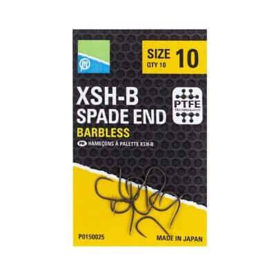 Preston Xsh-B Hooks - Size 14 - Spade End
