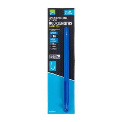 Preston Gpm-B Spade End Mag Store Hooklengths - 15cm/6" - 18 Gpm-B