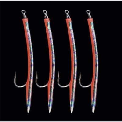 DEGA Gummi-Makk Fluor-rot/Hologr. 12/0
