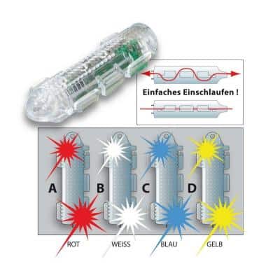DEGA Blitzlicht für Vorfächer Grün/Green