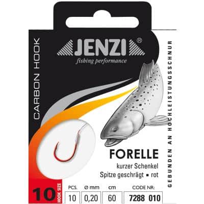 JENZI Forellenhaken Gebunden Größe 10 0