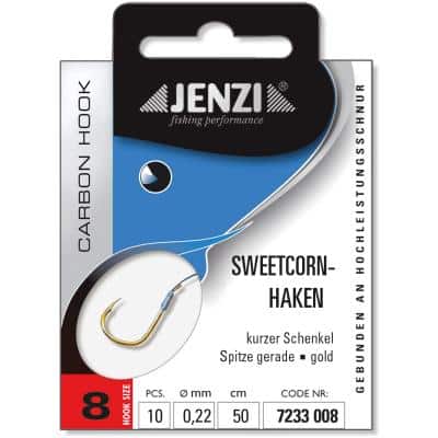 JENZI Sweetcornhaken Gebunden Gr.8 0