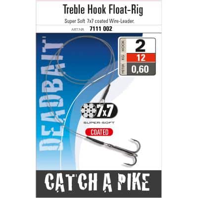 Trebble-Hook Float Rig 7x7 Hakengröße 2