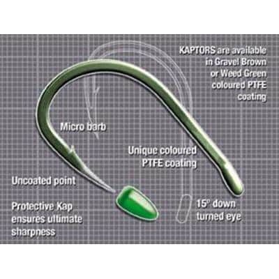 Korda Kaptor Wide Gape Gravel -10 Stück Size 12