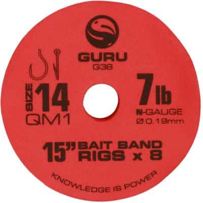 Guru Köderband QM1 Vorfach 15" 0.19/#14