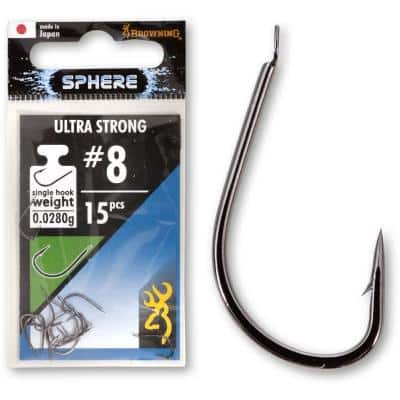 Browning Haken lose #12 Sphere Ultra Strong black nickel 15 Stk.