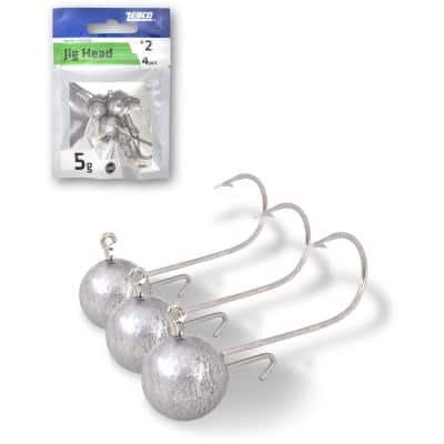 Zebco 10g Jigkopf #1 4pcs