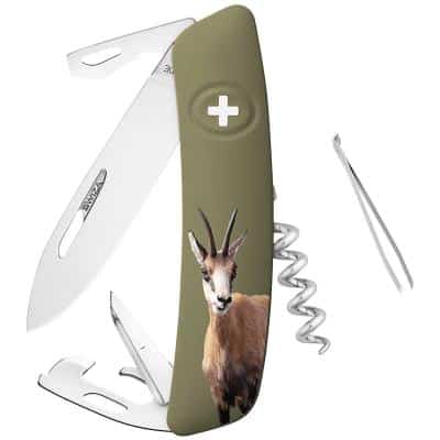 Swiza Taschenmesser D05 Gamsmotiv Klingenlänge 7