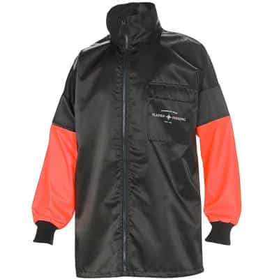 FLADEN Jacket 907 Black & orange PU XL