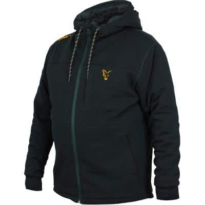 Fox collection Black Orange Sherpa hoodie - XXXL