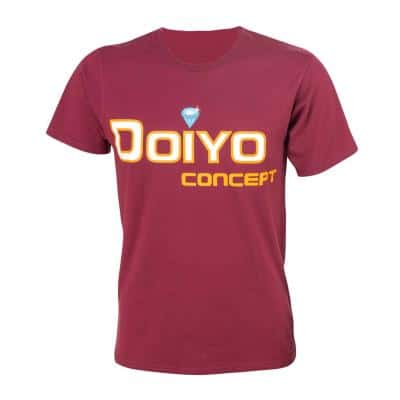 Doiyo T-Shirt Logo bordeaux Gr. L