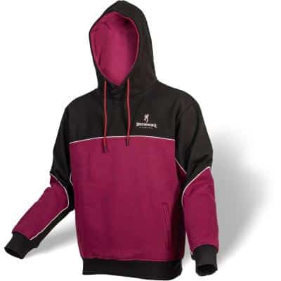 Browning XXXL Hoodie schwarz/burgundi