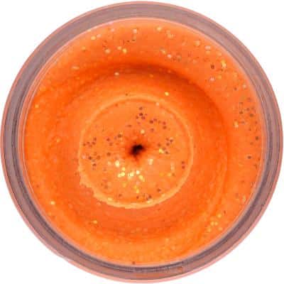Berkley PowerBait Natural Glitter Trout Bait Fluorescent Orange 50g Anise