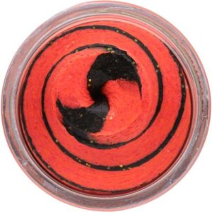 Berkley PowerBait Natural Glitter Trout Bait Black/Fluorescent Red 50g Anise