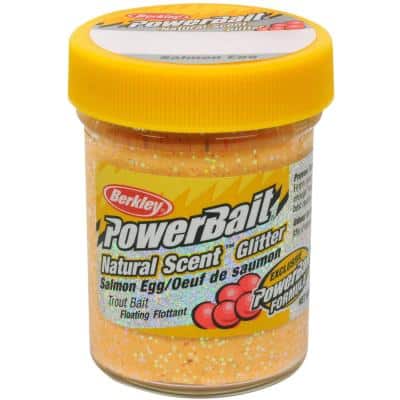 Berkley Natural Scent Trout Bait Glitter Salmon Egg Peach