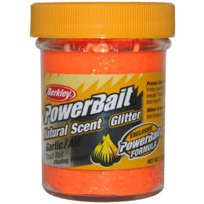Berkley Powerbait Dough Natural Scent Garlic Fluo Orange