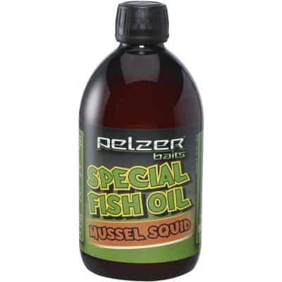Pelzer Spezial Fischöl Muschel Squid 500 ml Flasche