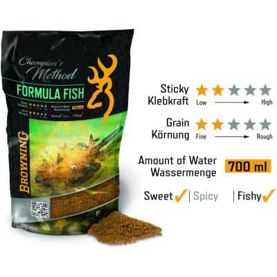 Champion's Method Formula Fish Natur Scopex Karamell 1kg