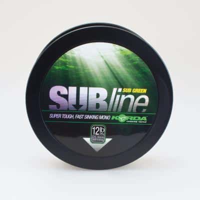 Korda SUBline- 1000 m Green 20lb / 0.43mm
