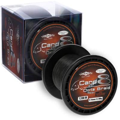 Mikado Carp Octa Braid - 0.18mm/16.4Kg/1200M - Grün