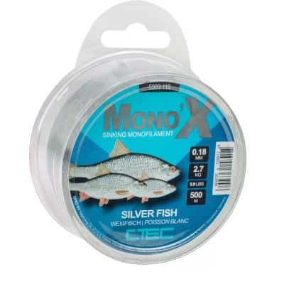 Ctec Mono X Silverfish Grey 0.14Mm/1.8Kg 500M