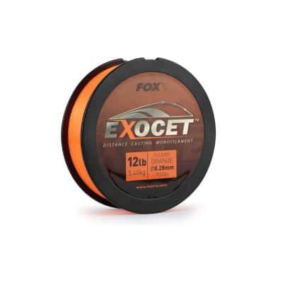 Fox Exocet Fluoro Orange Mono 0.26mm 10lb / 4.9kg 1000m
