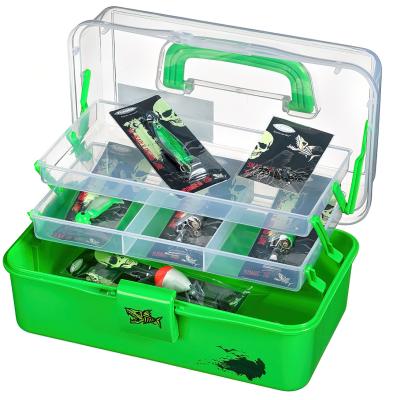FLADEN Tacklebox Junior limegreen 28x16x13cm freshwater