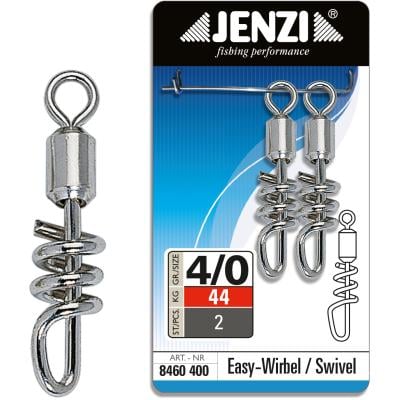 JENZI Easy Wirbel vernickelt Größe 4/0 44 Kg