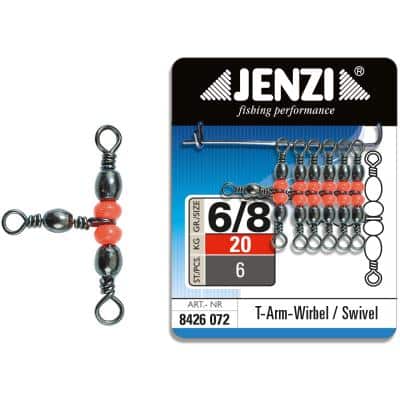 JENZI Tripple-Wirbel Balck Nickel 6/8 20kg