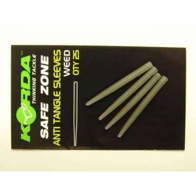 Korda Anti Tangle Vorfach Schlauch - 25 Stück Gras