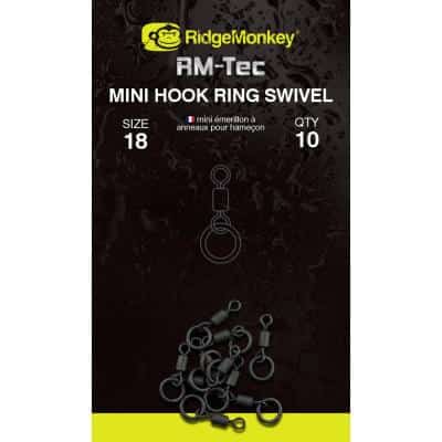 RidgeMonkey Tec Mini Hook Ring Swivel