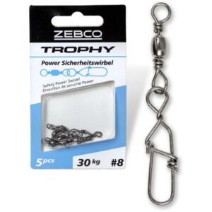 Zebco Gr.: 12 L: 30mm Trophy Power-Sicherheitswirbel 22kg