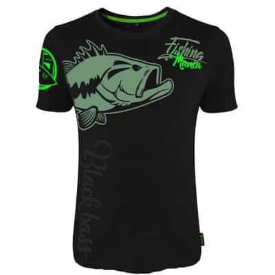 HSDesign T-shirt Black Bass Mania - Size XXL